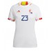 Cheap Belgium Michy Batshuayi #23 Away Football Shirt Women World Cup 2022 Short Sleeve